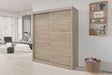 Armoire Mike 2 Portes Coulissantes Sonoma