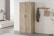 Armoire de rangement Mike 80cm 2 portes