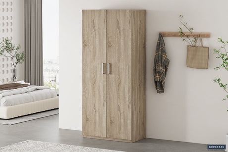 Armoire de rangement Mike 80cm 2 portes