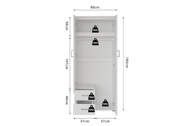 Armoire Marc - dimensions