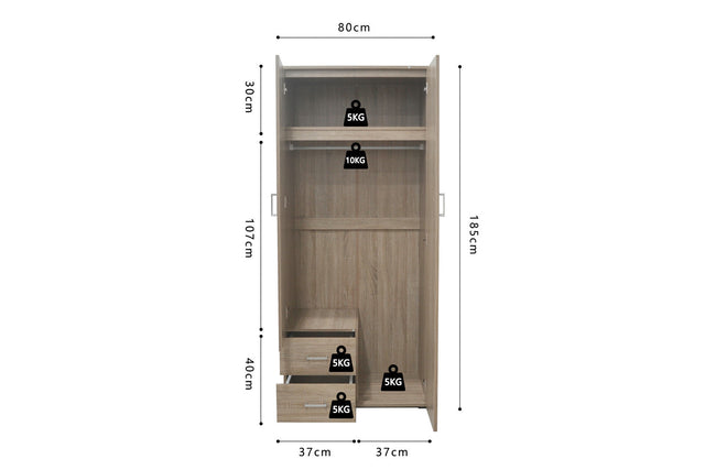 Armoire Marc - dimensions