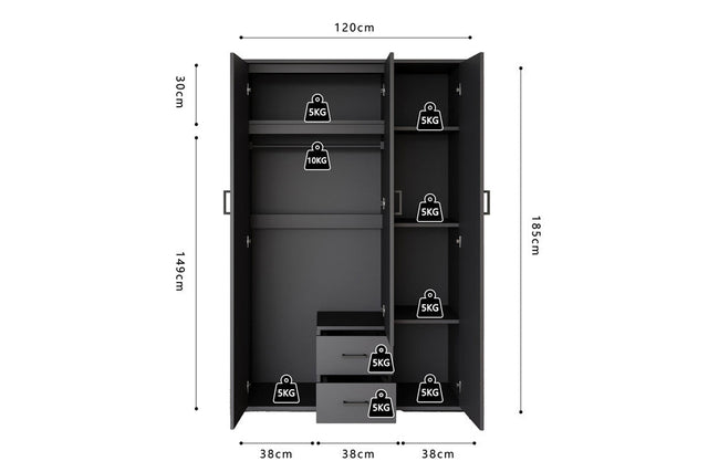 Armoire Marc - dimensions