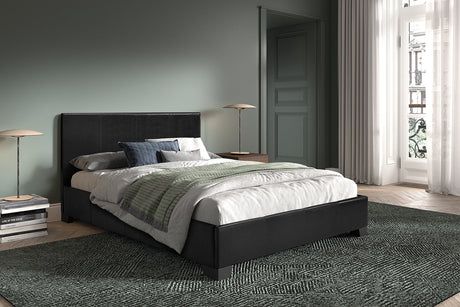Lit Roma 140x200 PU Noir