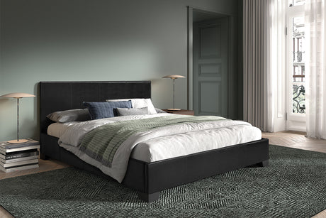 Lit Roma 160x200 PU Noir