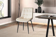 Chaise Juta Velours Beige