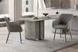 Chaise Peron PU Micro fibre Gris