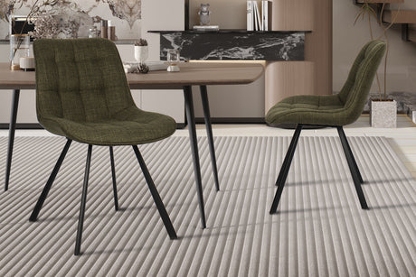 Chaise Ariba Ote Tissu Montego 350 Vert