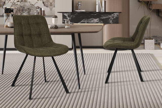 Chaise Ariba Ote Tissu Montego 350 Vert