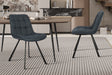 Chaise Ariba Ote Tissu Montego 303 Bleu foncé