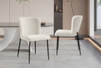Chaise Lisa Bouclé Ecru