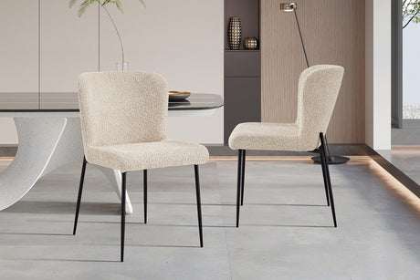 Chaise Lisa Bouclé Beige