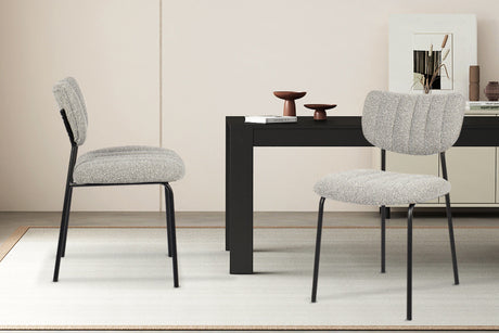 Chaise Antura Tissu Ote Lisa 453 Gris clair