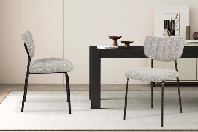 Chaise Antura Tissu Ote Lisa 453 Gris clair