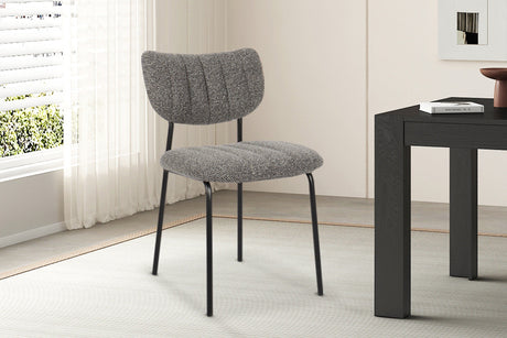 Chaise Antura Tissu Ote Lisa 456 Gris foncé - vue 2