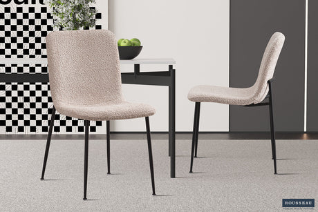 Chaise Alice Bouclé Beige