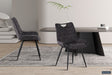 Chaise Nina Velours Gris