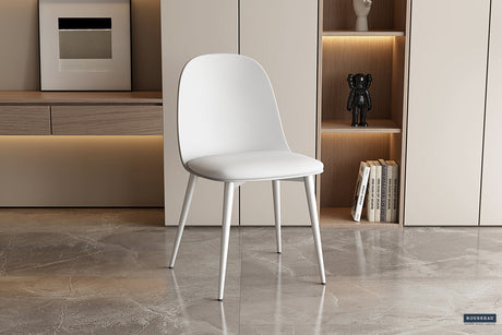 Chaise Jasmin Assise PP Coussin PU Blanc - vue 2