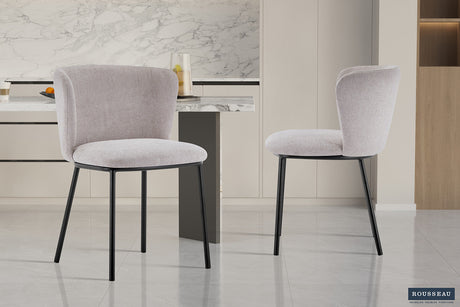 Chaise Arthur Tissu Ote Belfast 23 Beige
