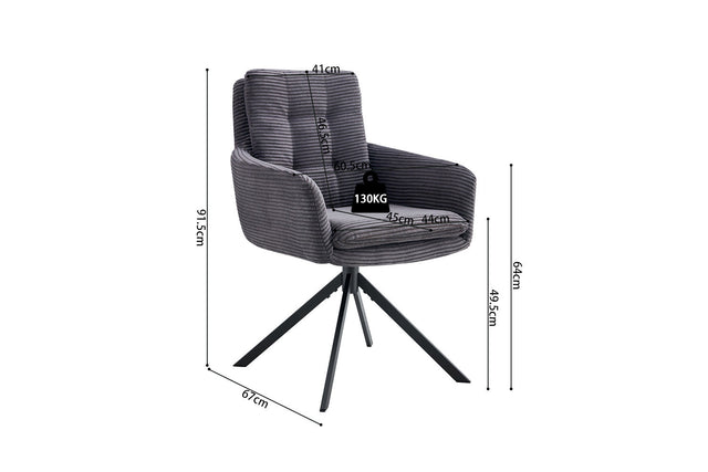 Chaise Luna - dimensions