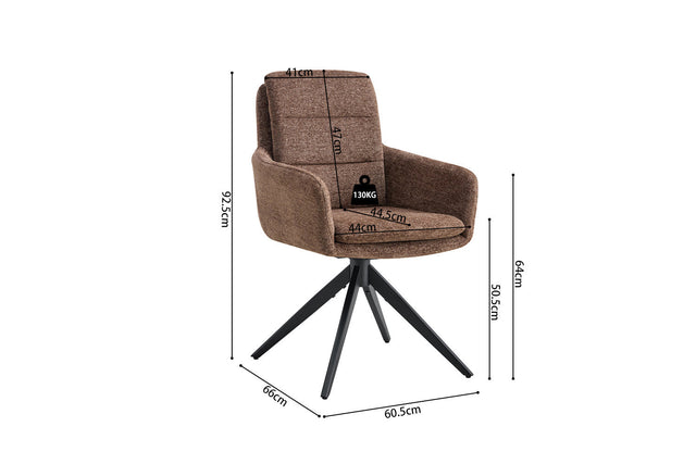 Chaise Lisold - dimensions