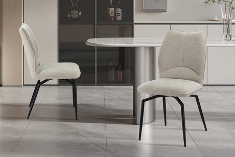 Chaise Lara Pivotant Tissu Ote Sea 140 Ecru
