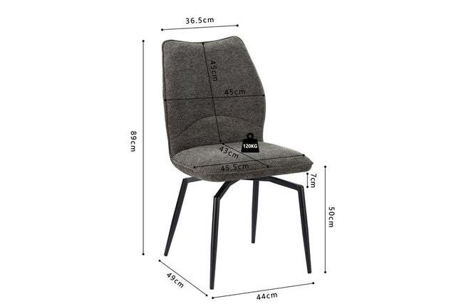 Chaise Lara - dimensions