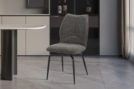 Chaise Lara Pivotant Tissu Ote Sea 456 Gris - vue 2