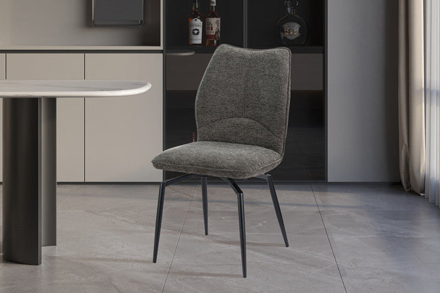 Chaise Lara Pivotant Tissu Ote Sea 456 Gris - vue 2