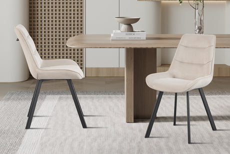 Chaise Amelie Corduroy Sable