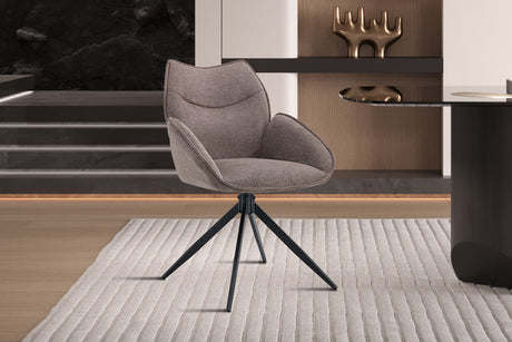 Chaise Mahi Pivotant Tissu Ote Share 400 Poivre - vue 2