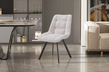 Chaise Lizzy Tissu Ote Share 101 Beige - vue 2