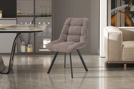 Chaise Lizzy Tissu Ote Share 400 Poivre - vue 2