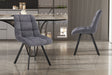 Chaise Lizzy Tissu Ote Share 456 Gris foncé