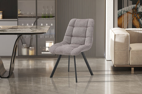 Chaise Lizzy Tissu Ote Share 160 Gris clair - vue 2