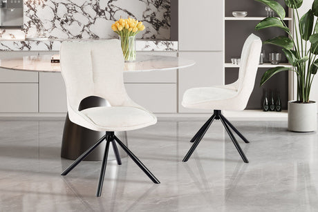 Chaise Mori Pivotant Tissu Ote Share 101 Beige - vue 2