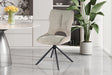 Chaise Mori Pivotant Tissu Ote Share 160 Gris clair