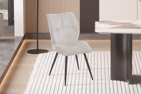 Chaise Faye Tissu Davis Perfect Harmony 04 Sable