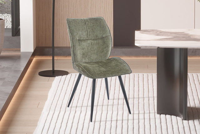 Chaise Faye Tissu Davis Perfect Harmony 39 Vert