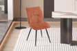 Chaise Faye Tissu Davis Perfect Harmony 52 Rouille