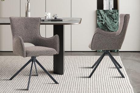 Chaise Billy Pivotant Tissu Ote Harper 400 Sable