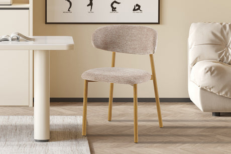 Chaise Coco Naturel Tissu Fabb Raven 30 Sable - vue 2