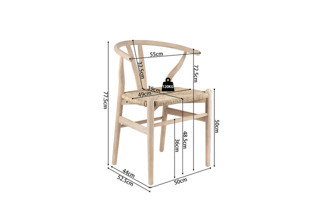 Chaise Bart - dimensions
