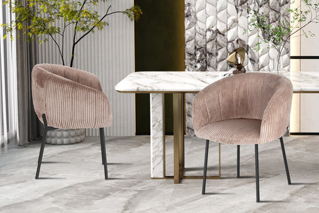 Chaise Sevilla Corduroy Fabb Hyper 38 Sable