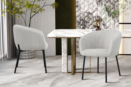 Chaise Sevilla Tissu Beige