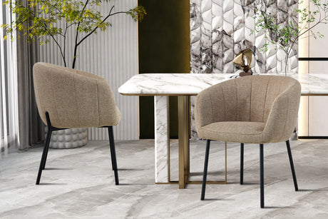 Chaise Sevilla Tissu Sable