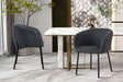 Chaise Sevilla Tissu Gris foncé