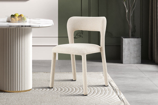 Chaise Elvas Empilable Tissu Ote Sahara 112 Beige - vue 2