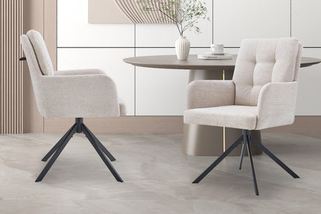 Chaise Granada Pivotant Tissu Davis Bliss 75-03 Beige