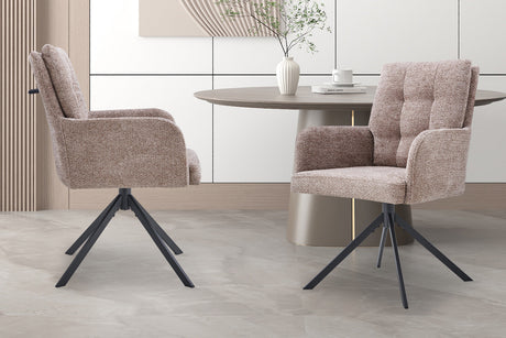 Chaise Granada Pivotant Tissu Davis Bliss 75-18 Sable