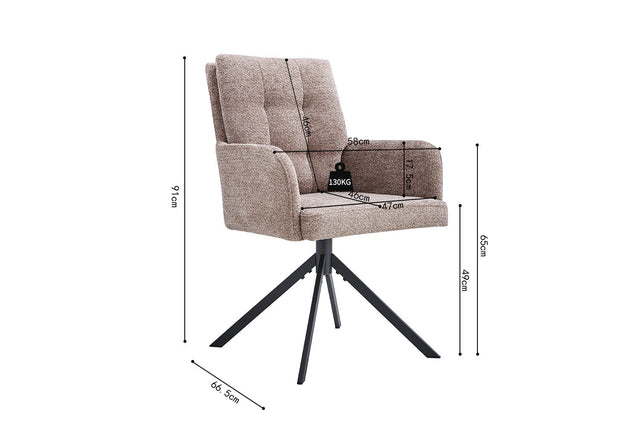 Chaise Granada - dimensions